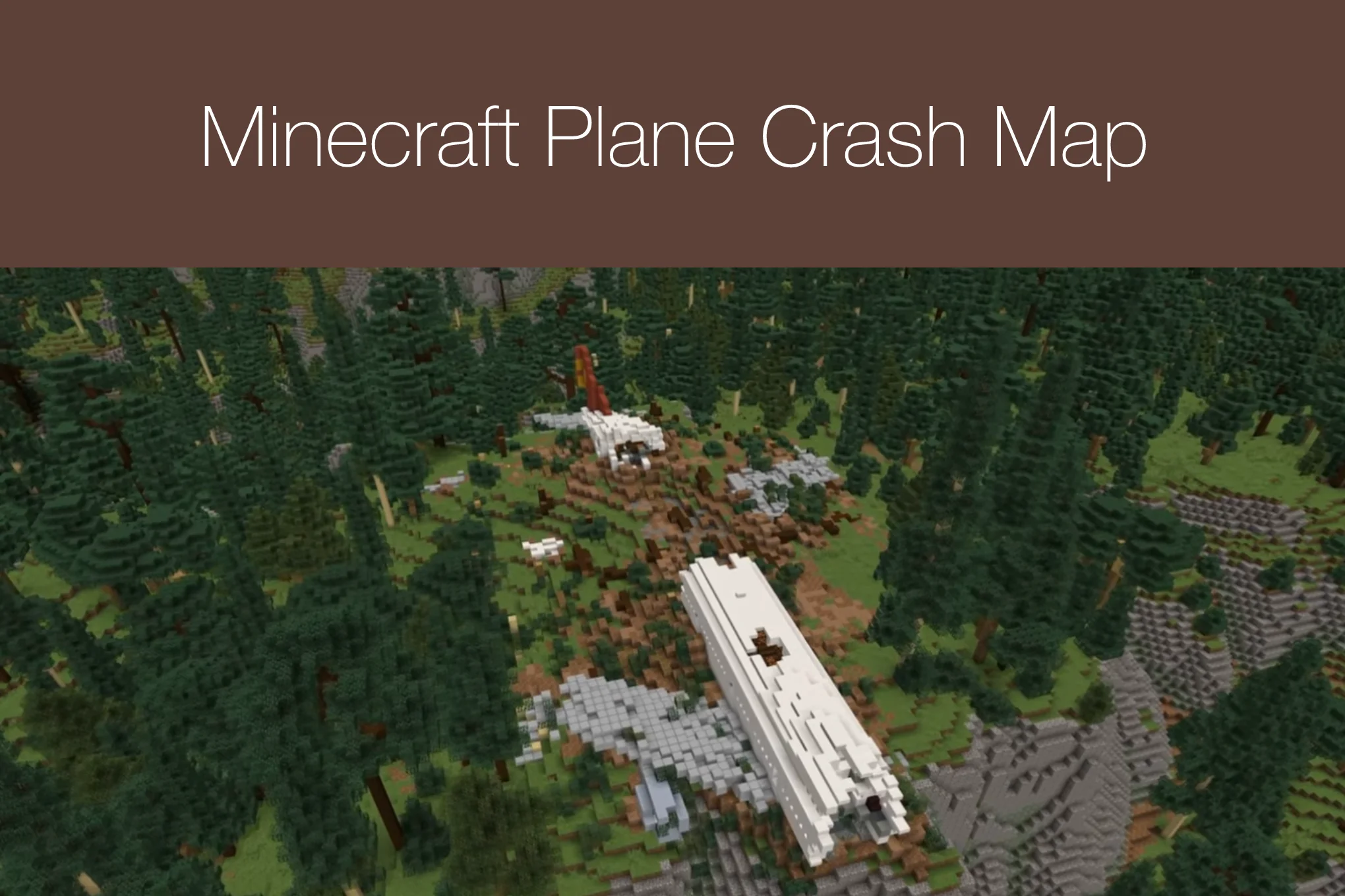 Minecraft Plane Crash Map