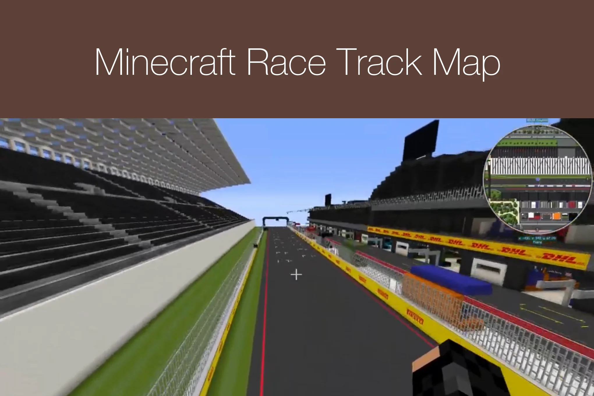 Minecraft Race Track Map