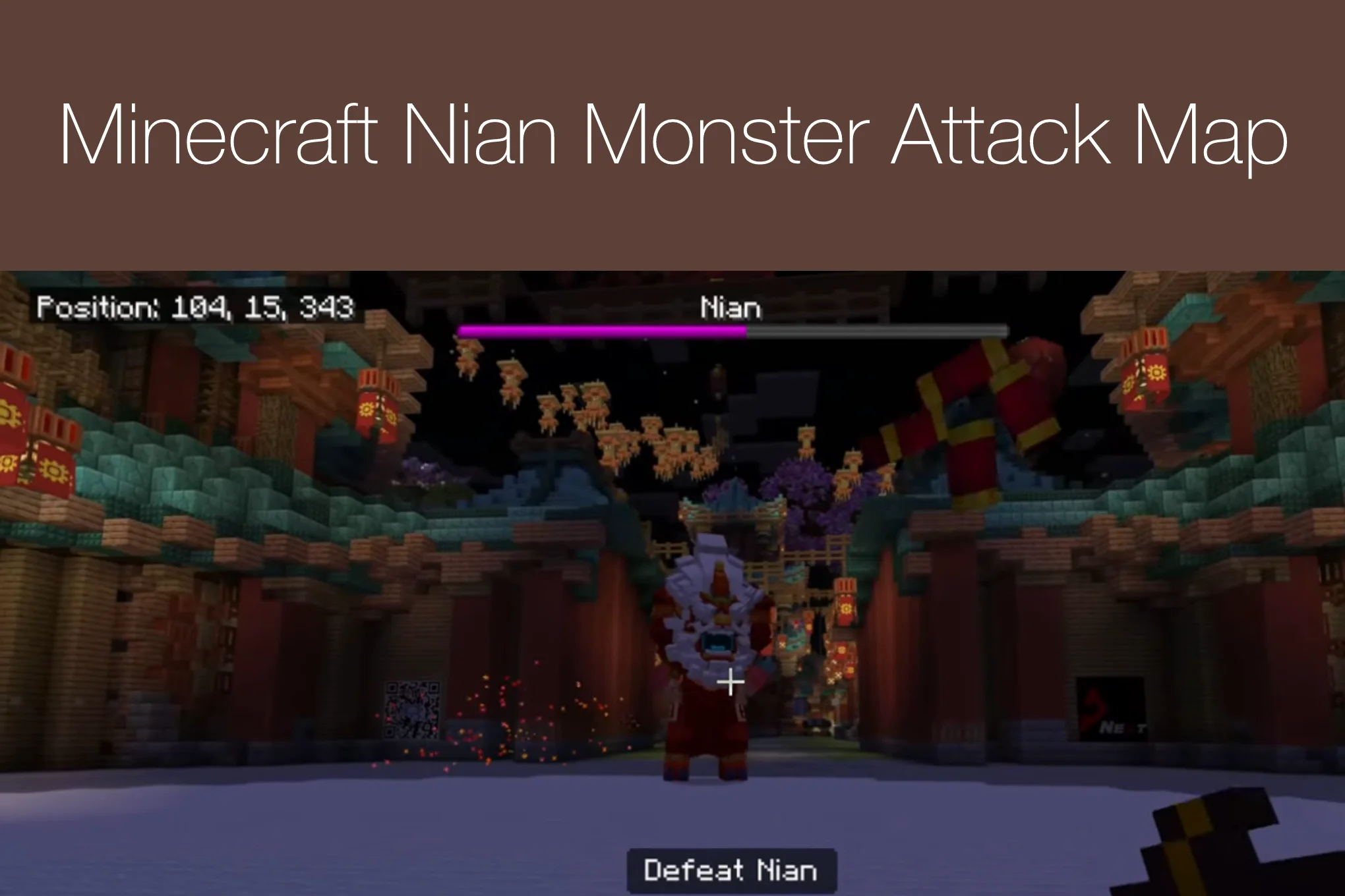Minecraft Nian Monster Attack Map
