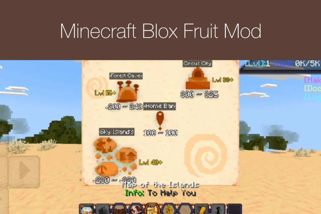 Minecraft Blox Fruit Mod