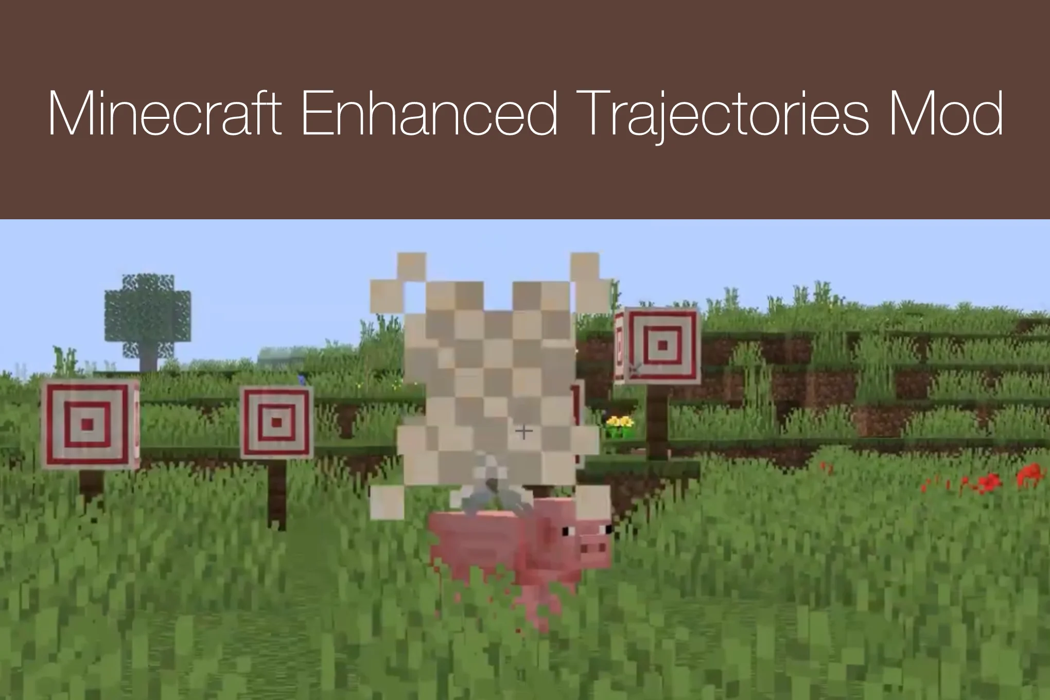 Minecraft Enhanced Trajectories Mod
