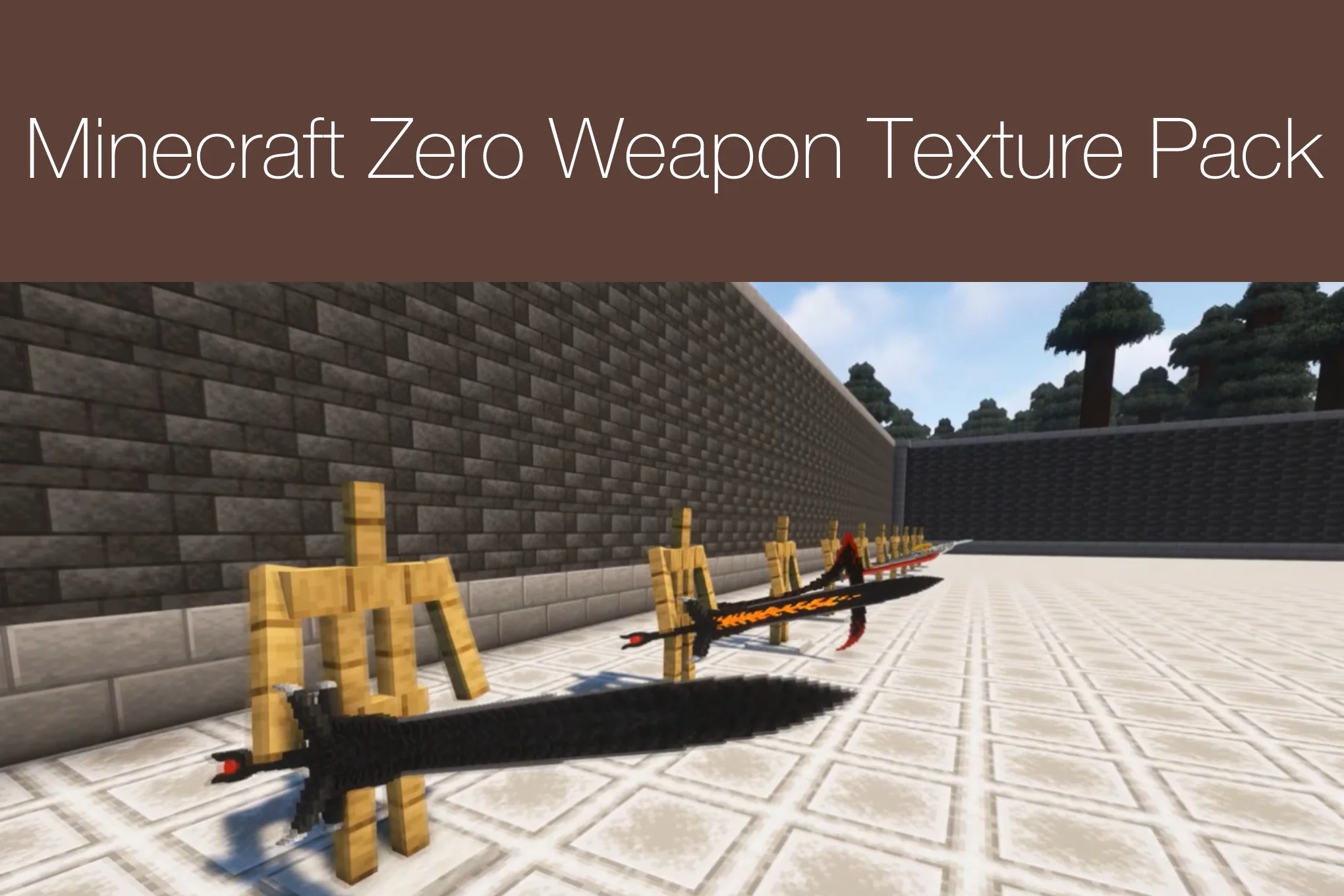 Minecraft Zero Weapon Texture Pack