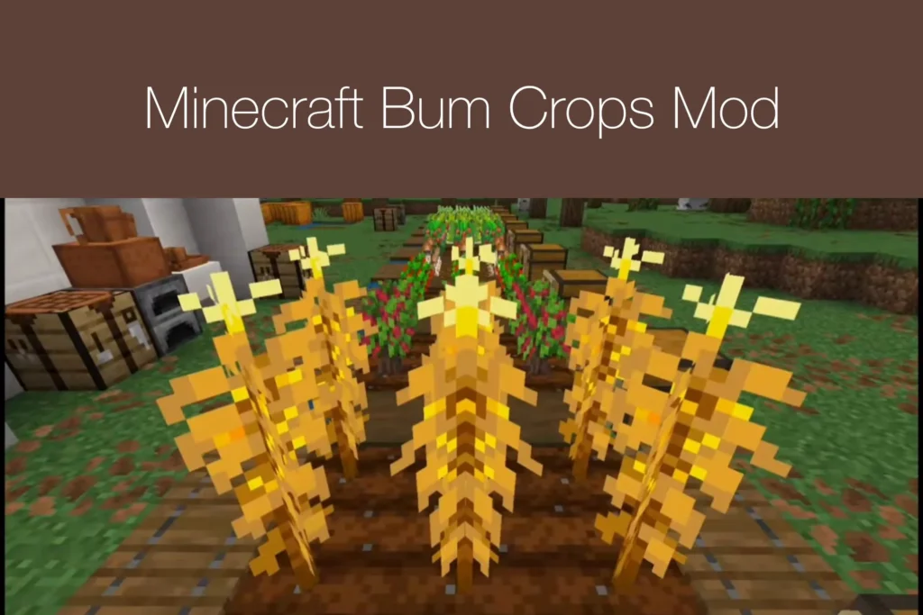 Minecraft Bum Crops Mod