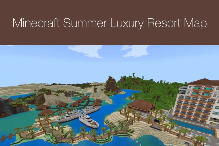 Minecraft Summer Luxury Resort Map
