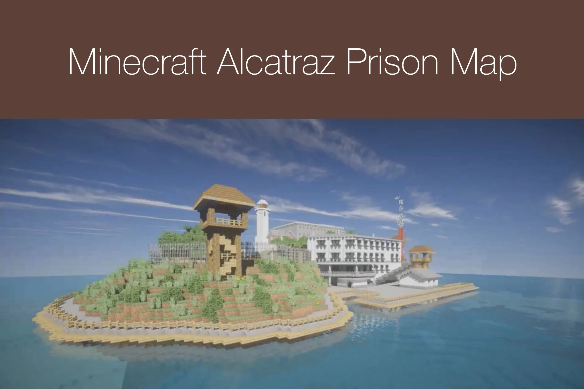 Minecraft Alcatraz Prison Map
