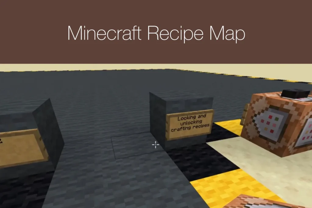 Minecraft Recipe Map