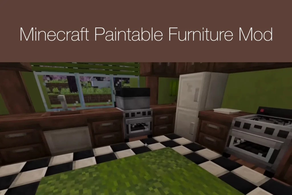 Minecraft Paintable Furniture Mod