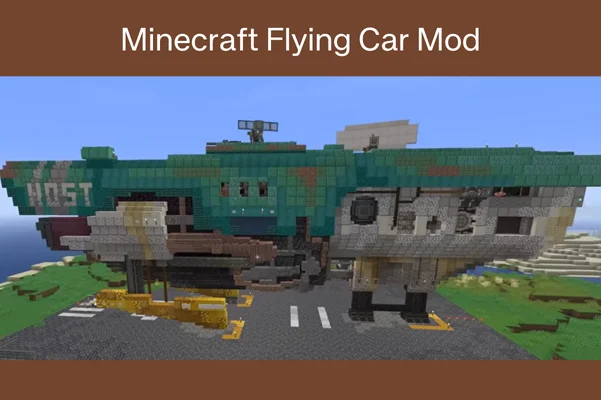 Minecraft Flying Car Mod