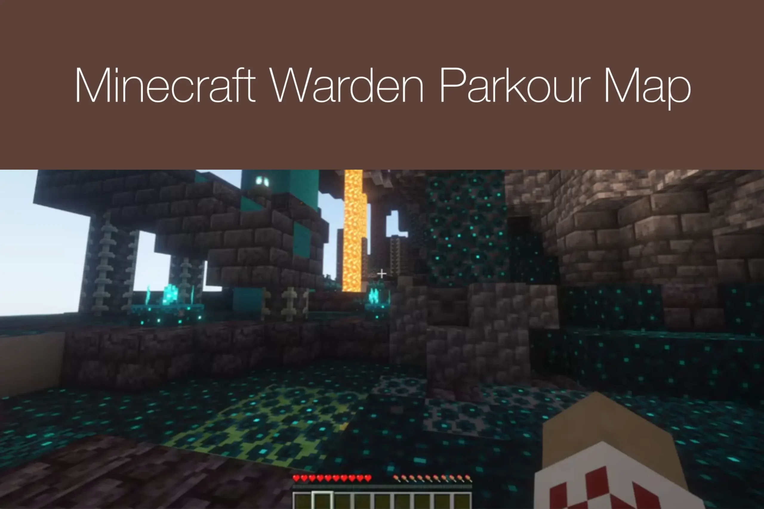 Minecraft Warden Parkour Map