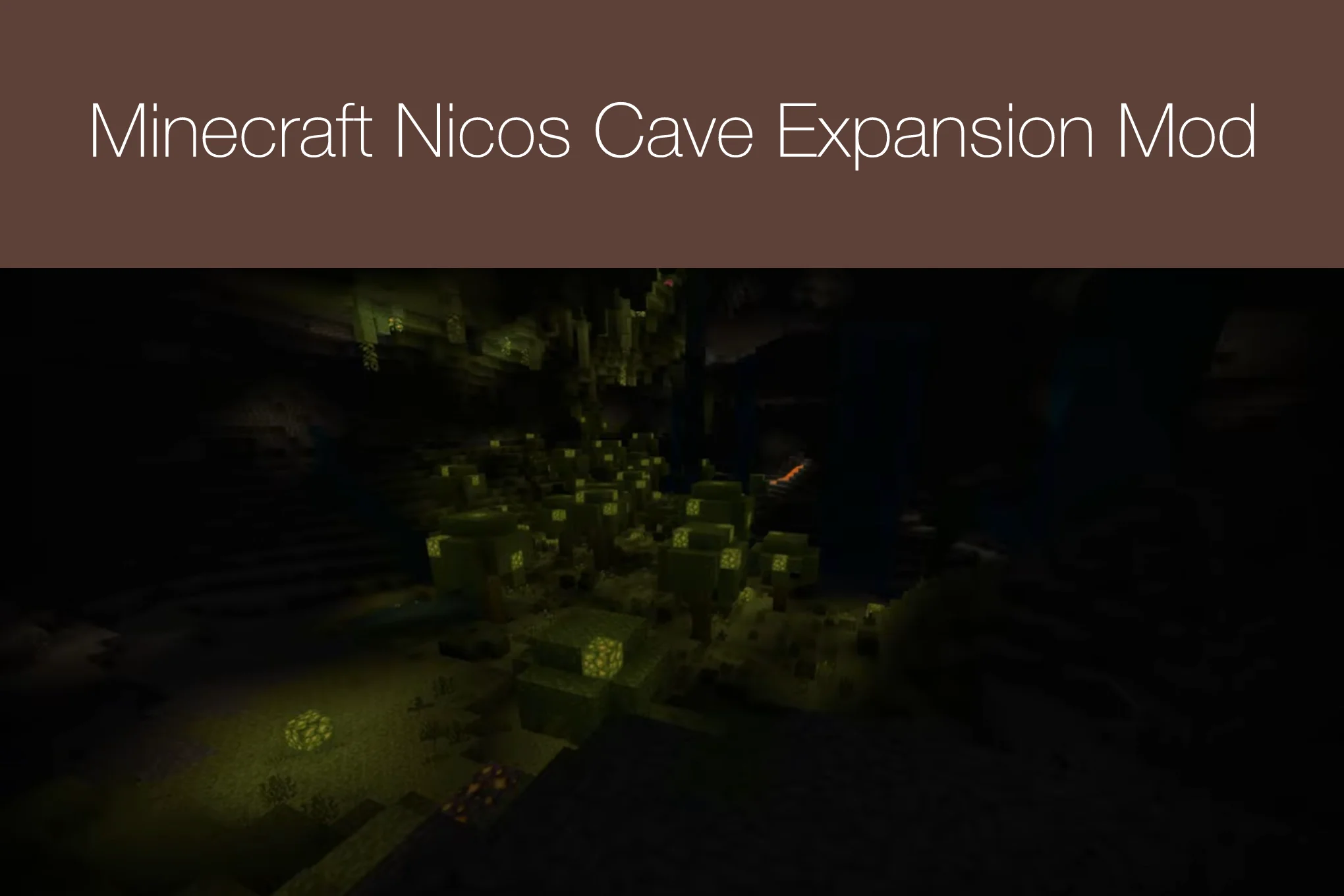 Minecraft Nicos Cave Expansion Mod