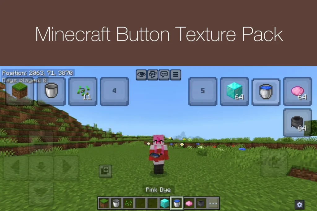 Minecraft Button Texture Pack