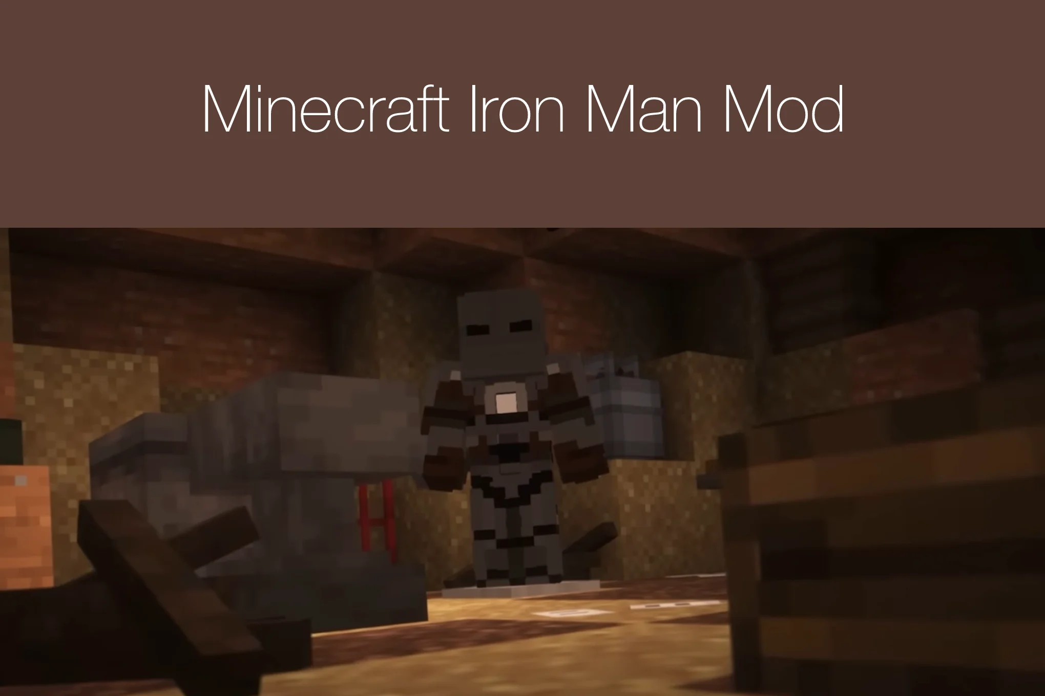 Minecraft Iron Man Mod