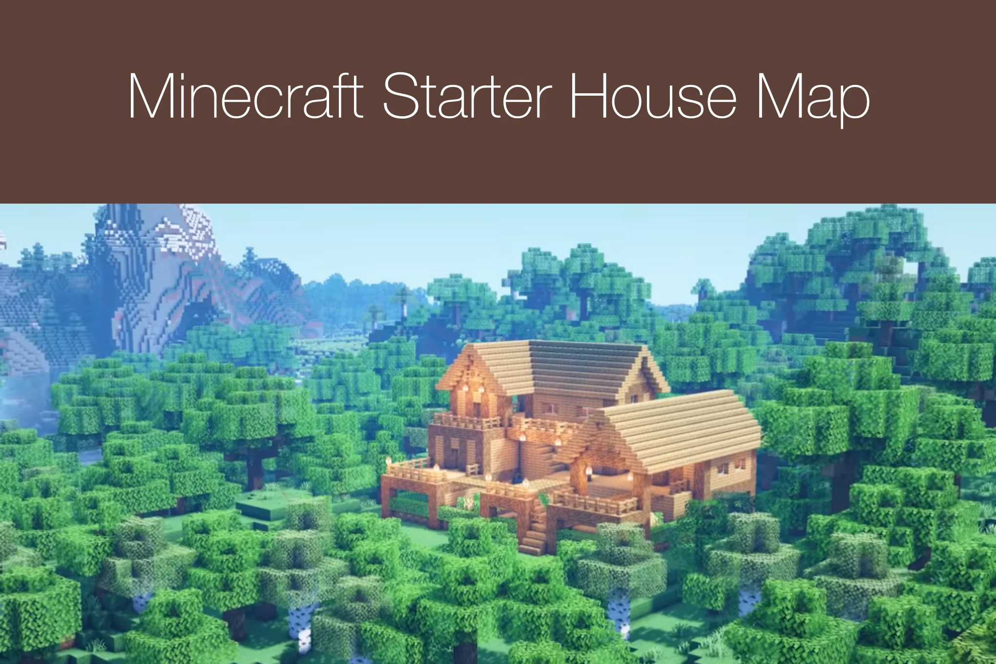 Minecraft Starter House Map