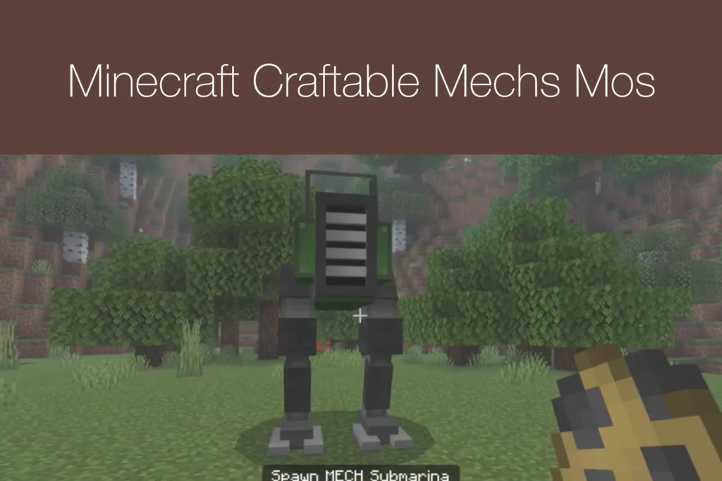 Minecraft Craftable Mechs Mod

