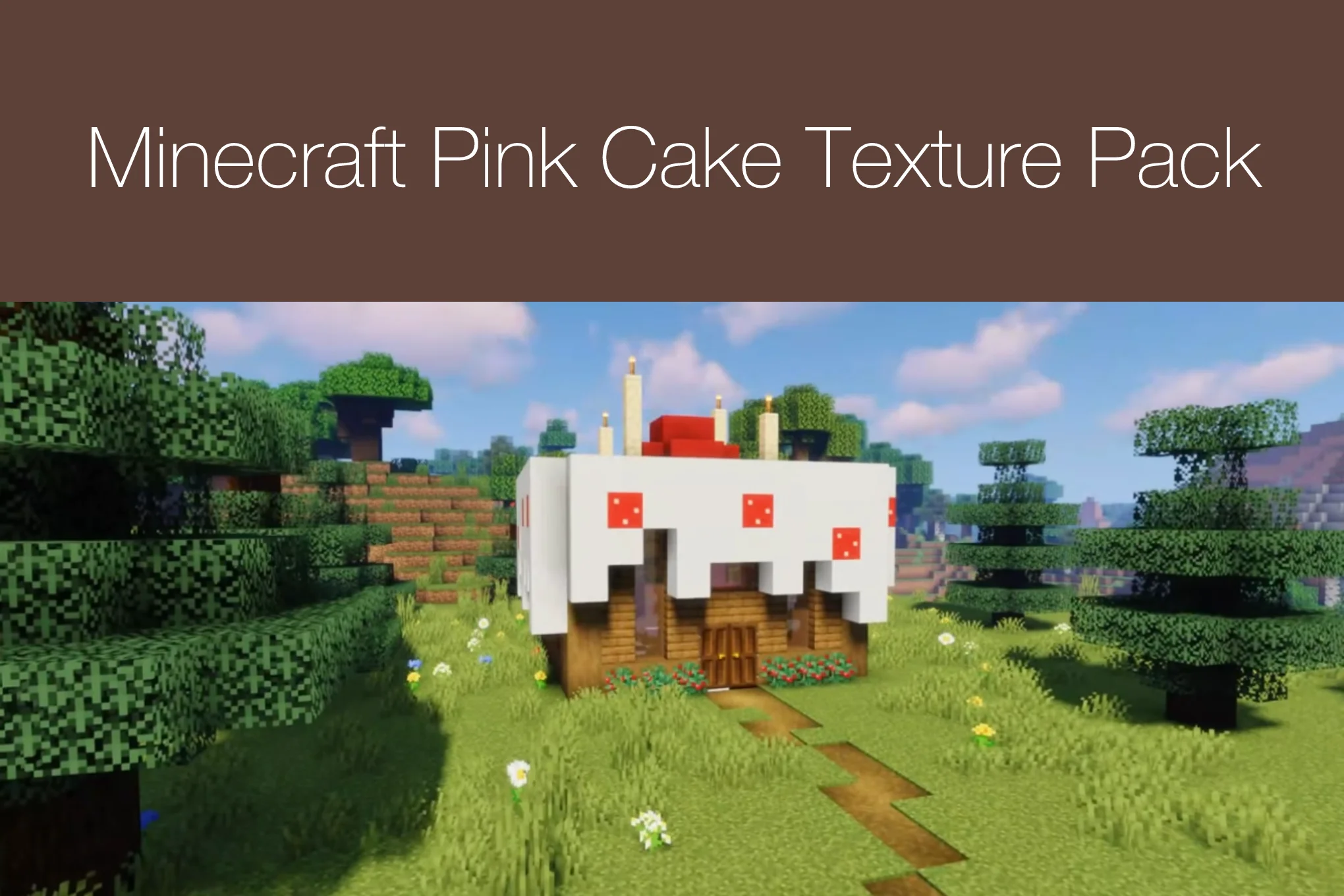 Minecraft Pink Cake Texture Pack