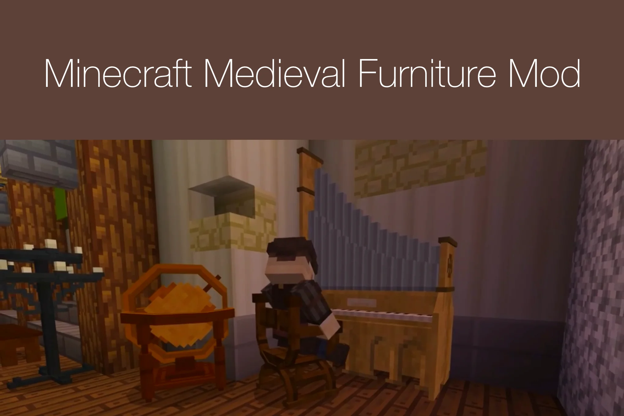 Minecraft Medieval Furniture Mod