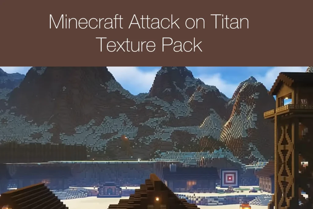 Minecraft Attack on Titan Texture Pack