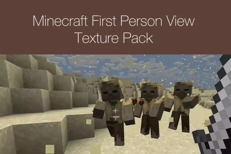 Minecraft First Person View Texture Pack