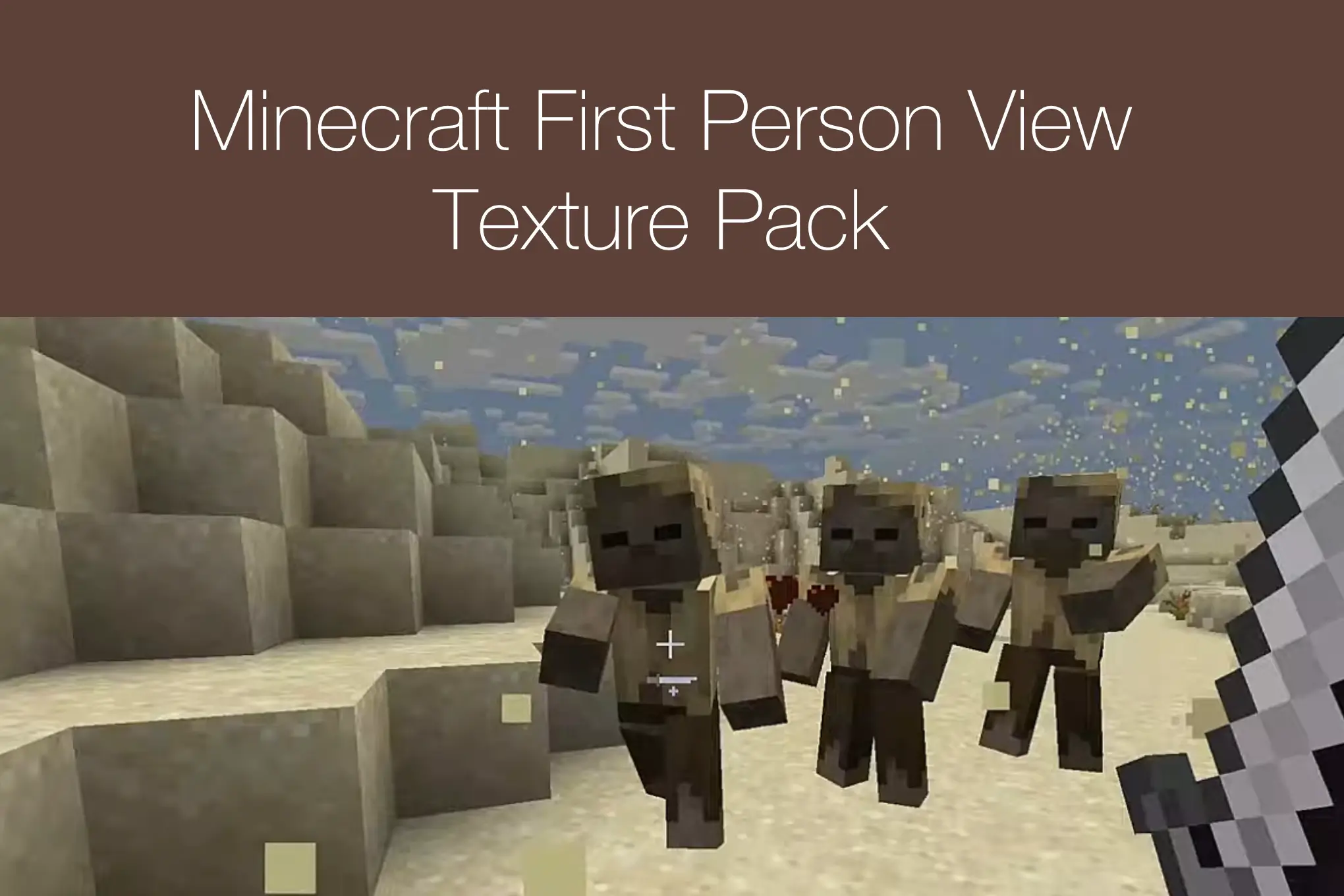 Minecraft First Person View Texture Pack