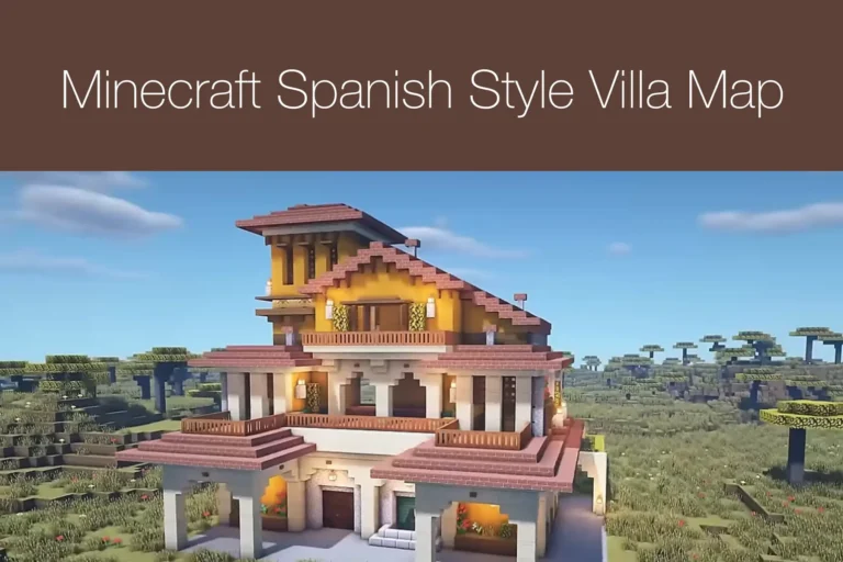 Minecraft Spanish Style Villa Map