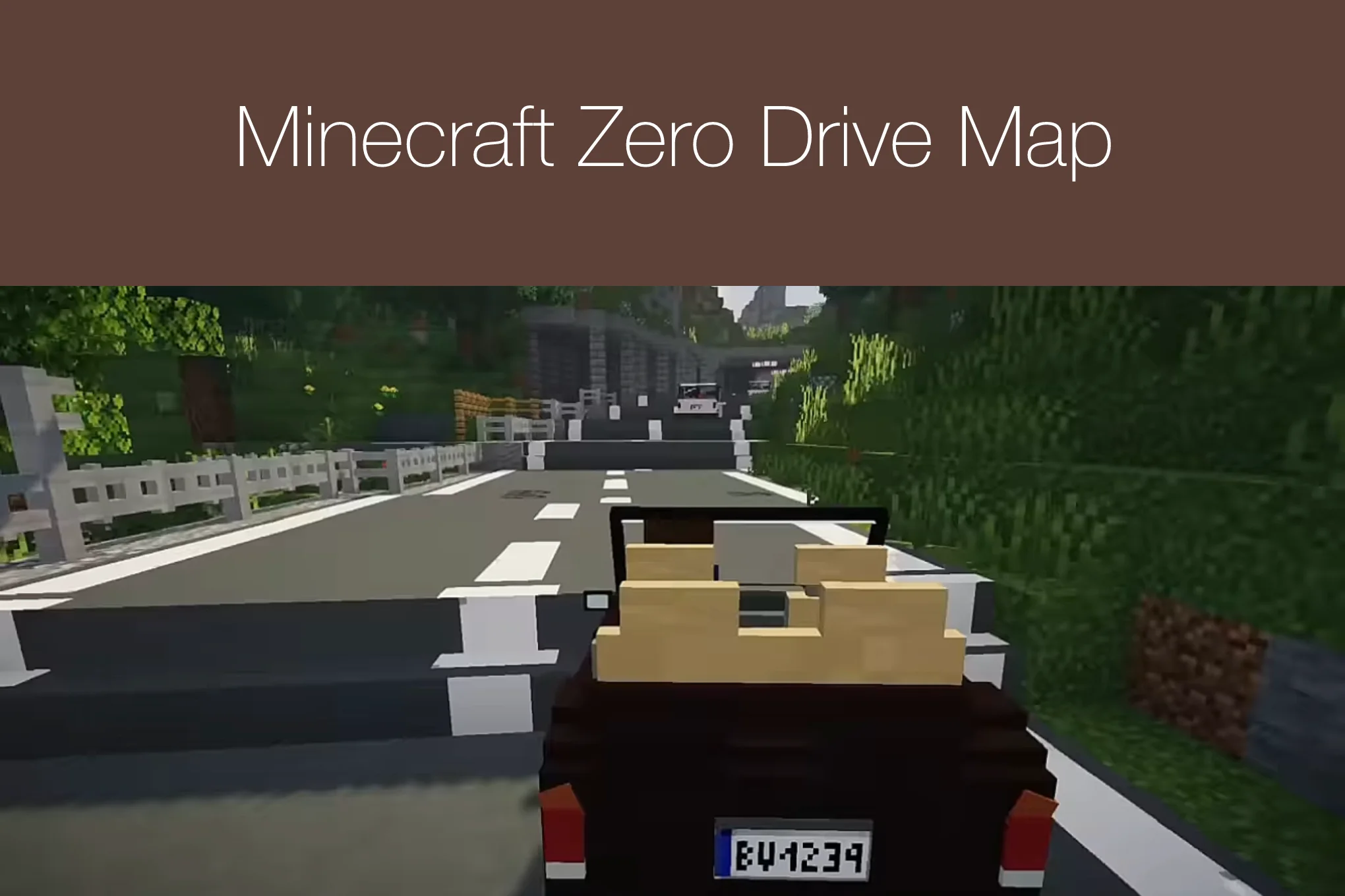 Minecraft Zero Drive Map