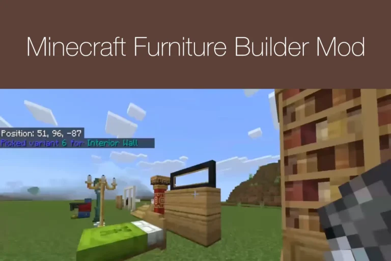 Minecraft Furniture Builder Mod