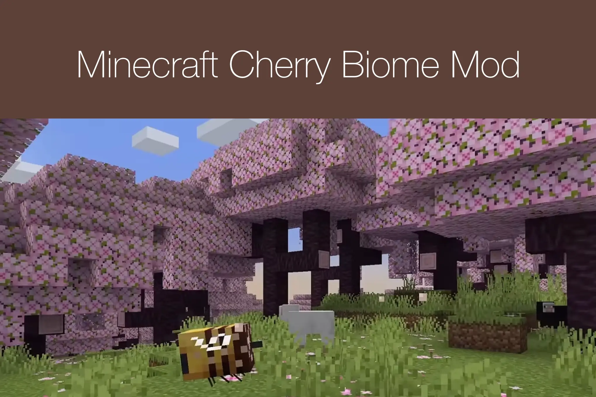 Minecraft Cherry Biome Mod