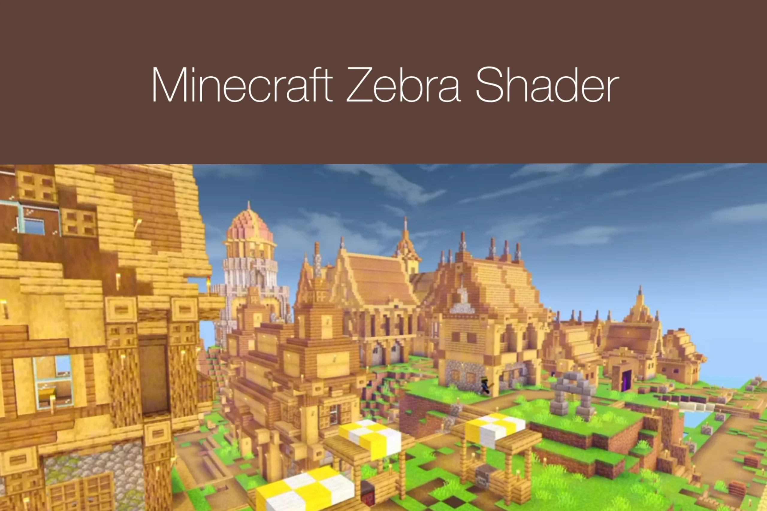 Minecraft Zebra Shader