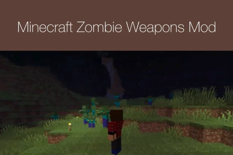 Minecraft Zombie Weapons Mod