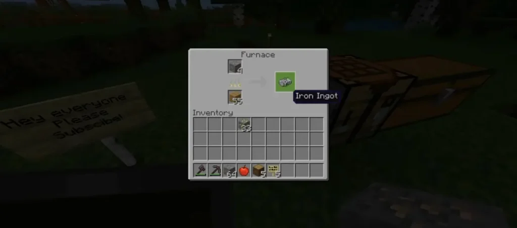 Step 4: Smelt the Iron Ore