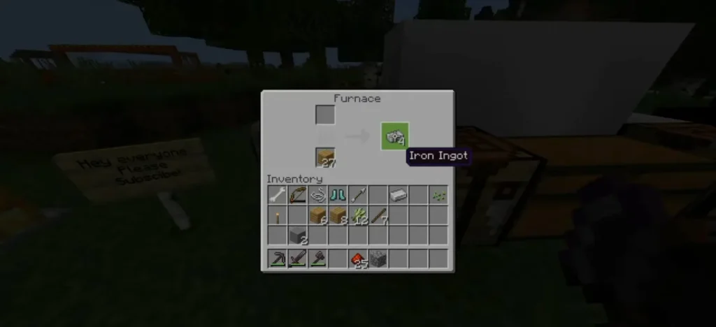 Step 2: Smelt the Iron Ore