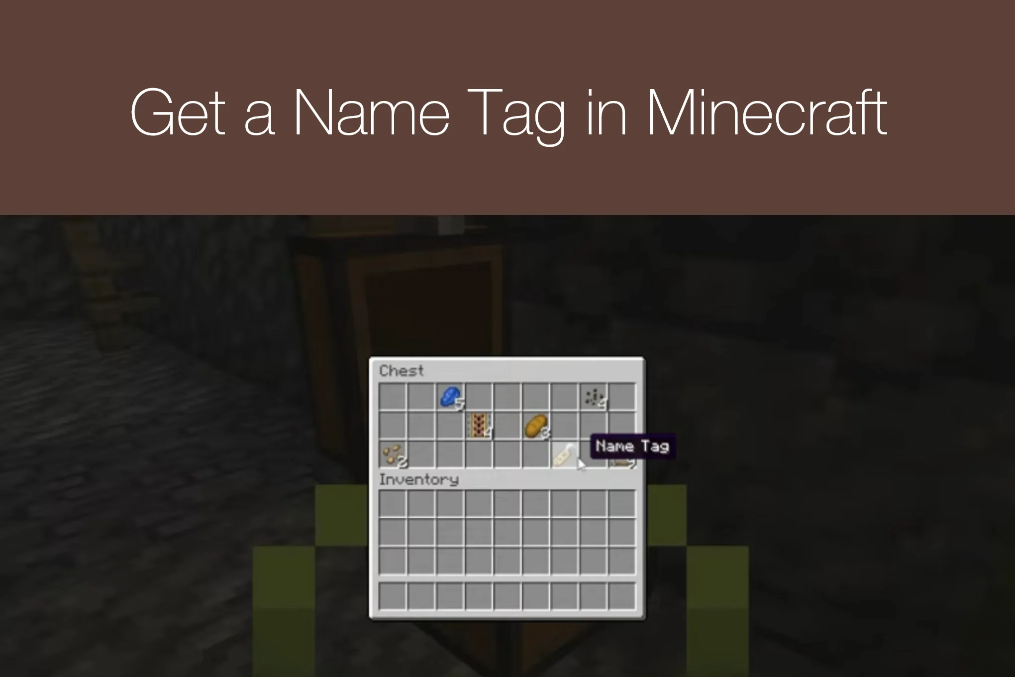 How to Make a Name Tag in Minecraft