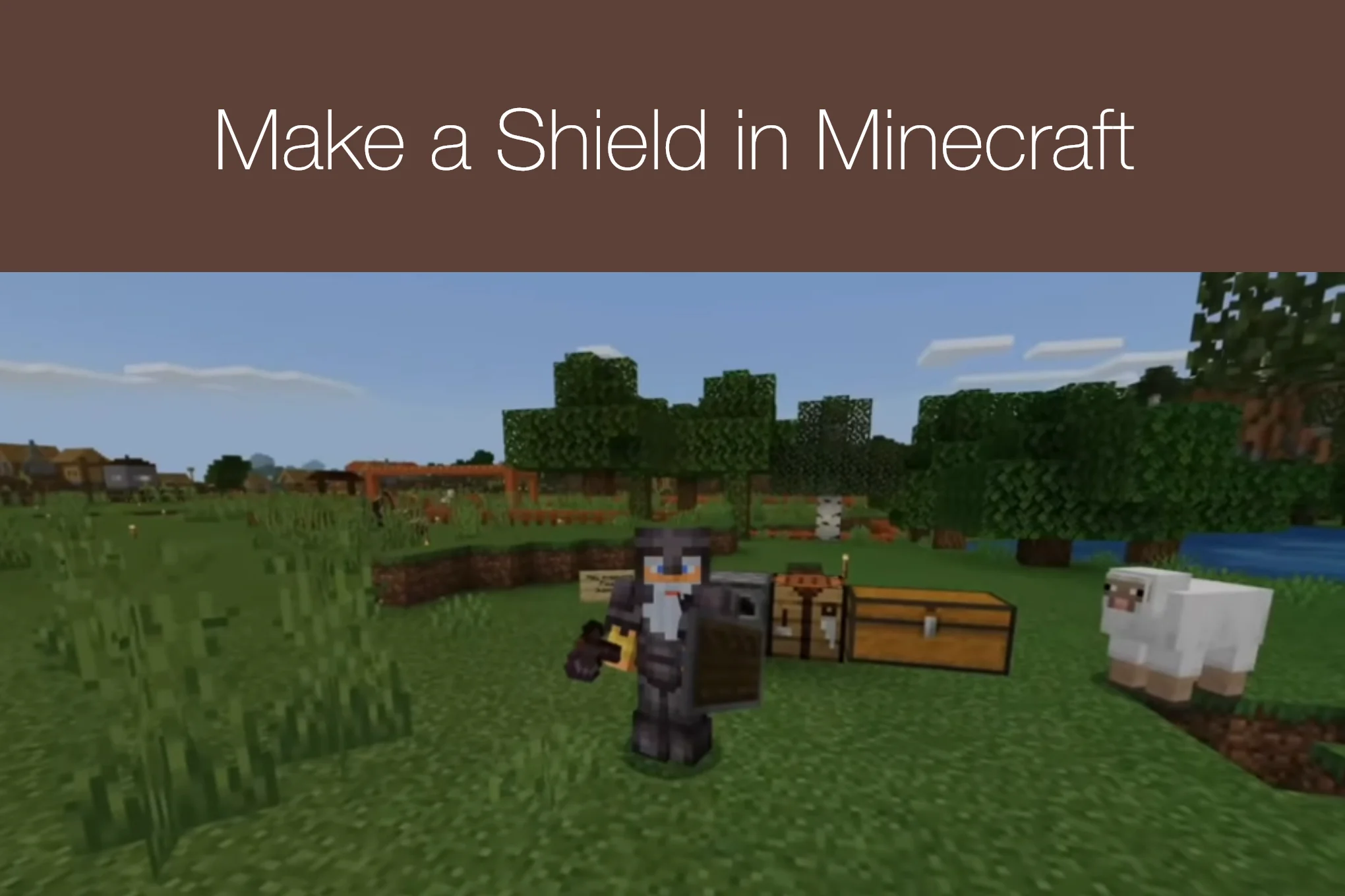 How to Make a Shield in Minecraft